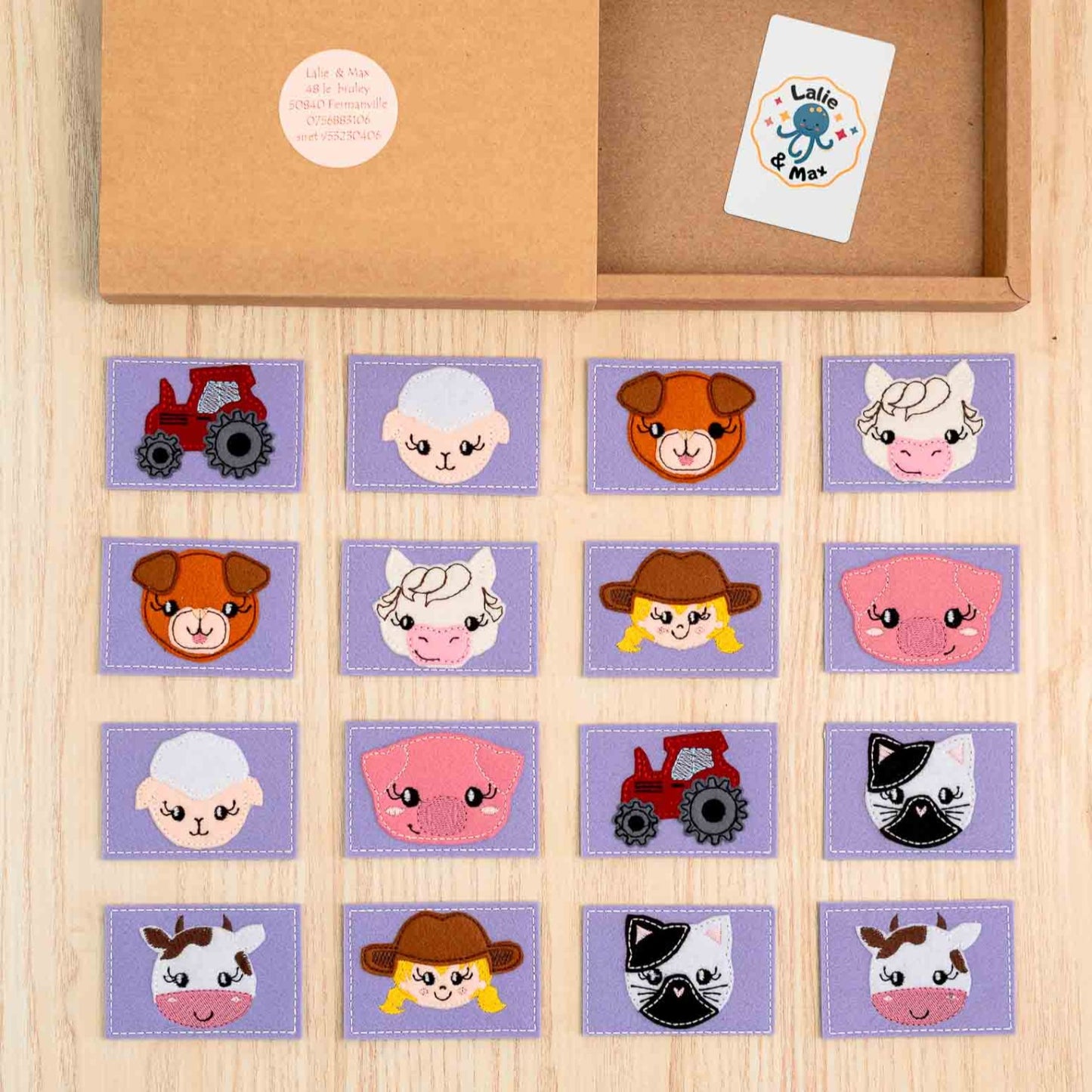 Memory des animaux de la ferme